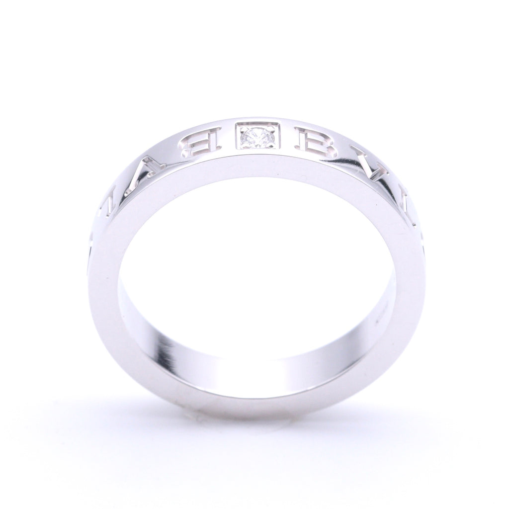 BULGARI B.zero1 Essential Band-Ring mit Dia in18 Kt. WG, NEU!!! UVP 2600€ - 35%