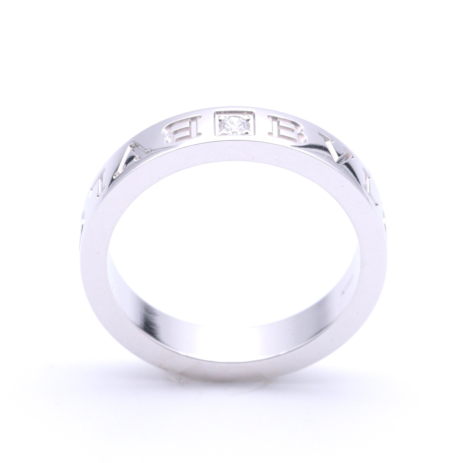 BULGARI B.zero1 Essential Band-Ring mit Dia in18 Kt. WG, NEU!!! UVP 2600€ - 35%