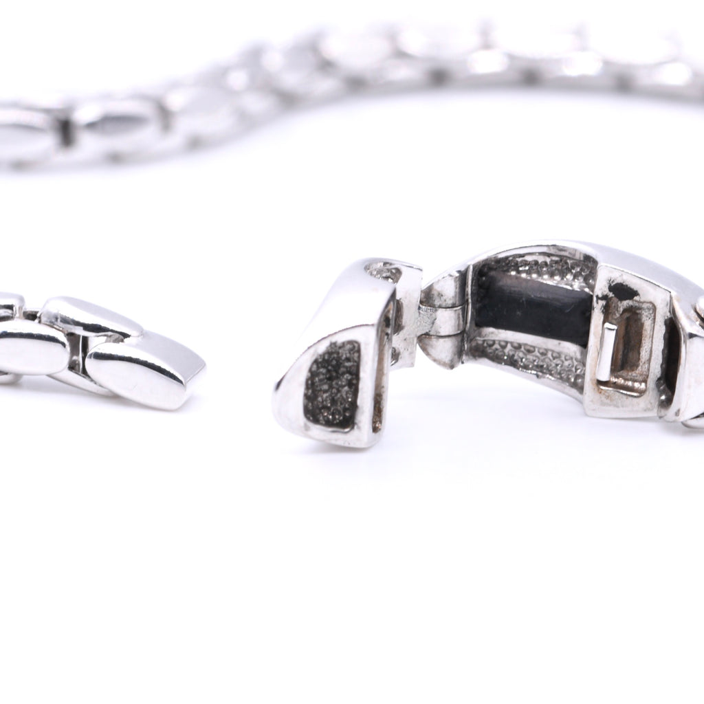 Fope Flex`it Collier mit Diamanten in 750er / 18 Kt. WG Länge: 47,00 cm
