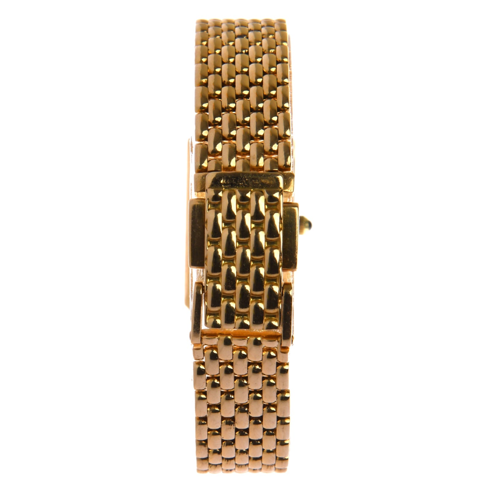 Tiffany & Co. Tank Damen Armbanduhr in 750er / 18 Kt. Gelbgold Ref.: L0430