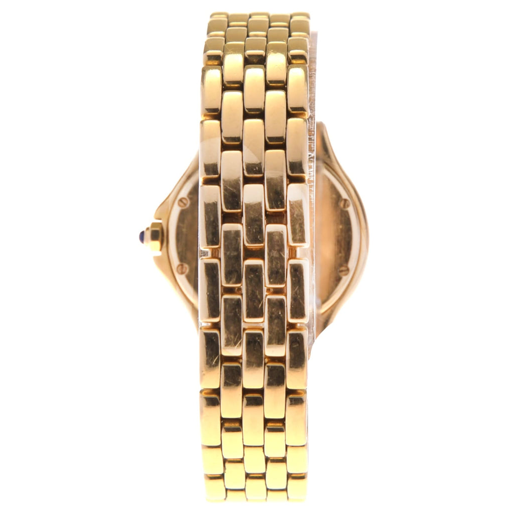 Cartier Cougar Lady 18 Kt. / 750er Gelbgold Damenuhr Ref. 887906