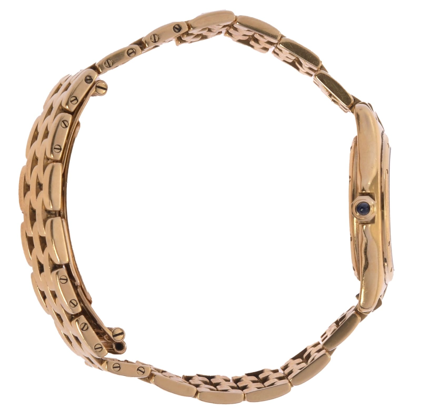 Cartier Cougar Lady 18 Kt. / 750er Gelbgold Damenuhr Ref. 887906
