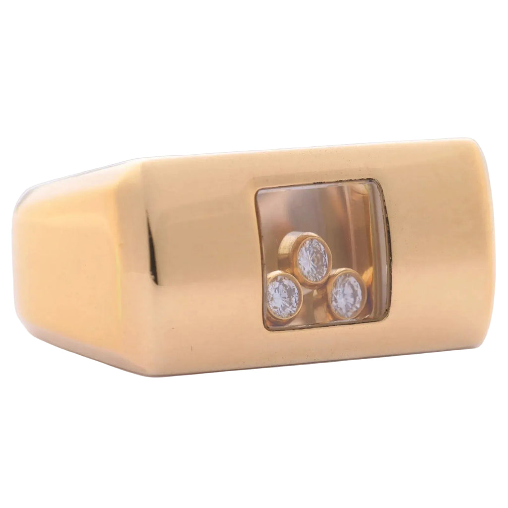 Chopard Happy Diamonds Ring in 750er / 18 Kt Gelbgold Gr. 53
