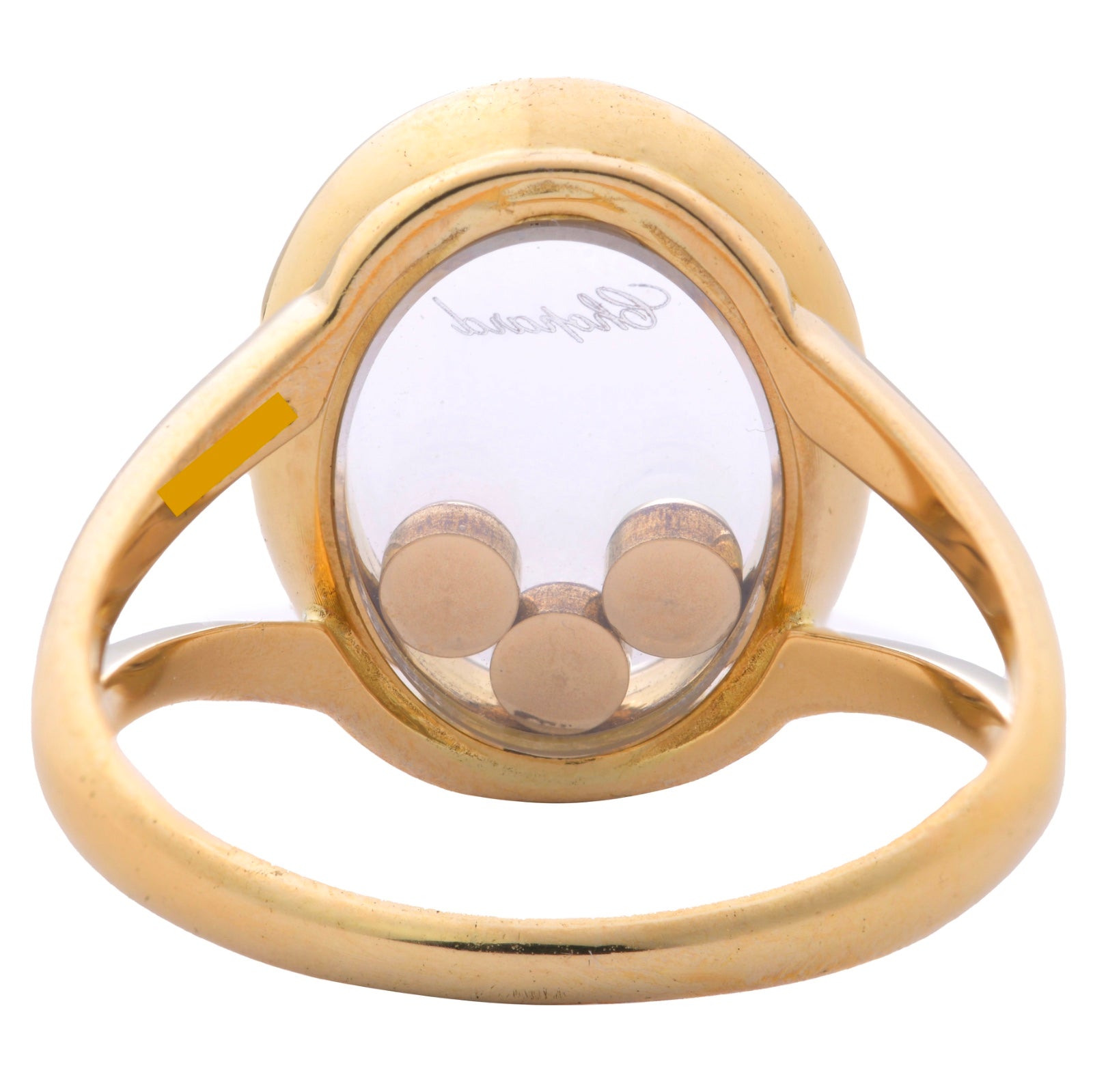 Chopard Happy Diamonds Vintage Ring mit Edelsteinen in 750er / 18 Kt GGGr. 53