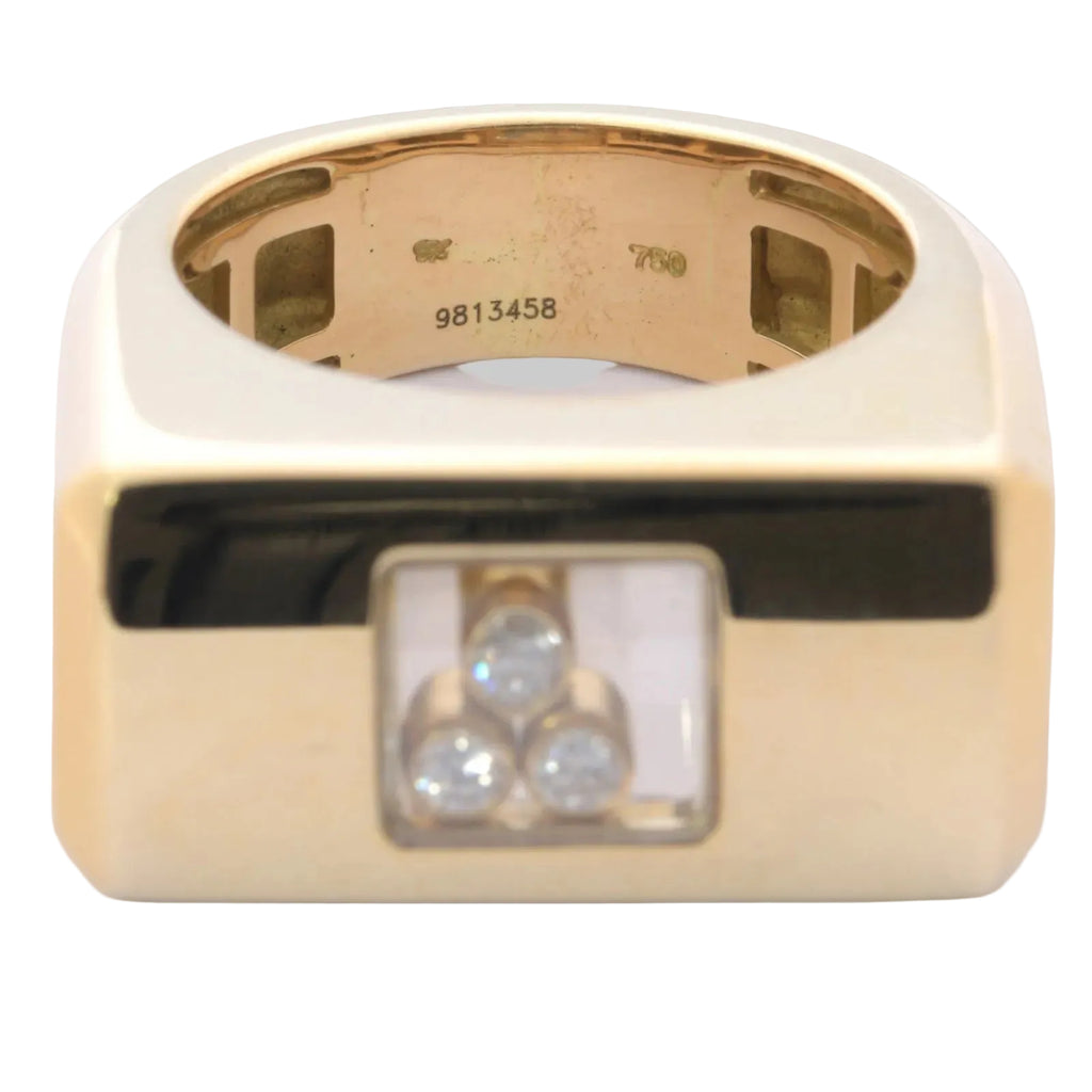 Chopard Happy Diamonds Ring in 750er / 18 Kt Gelbgold Gr. 53