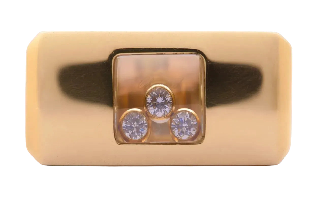 Chopard Happy Diamonds Ring in 750er / 18 Kt Gelbgold Gr. 53