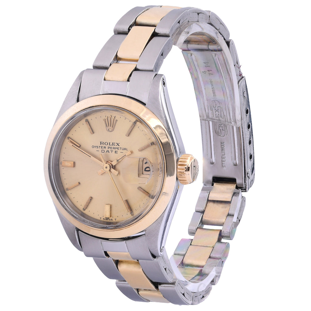 ROLEX Datejust Lady 26 mm Armbanduhr in 750er / 18 Kt Stahl/Gold Ref.: 6916