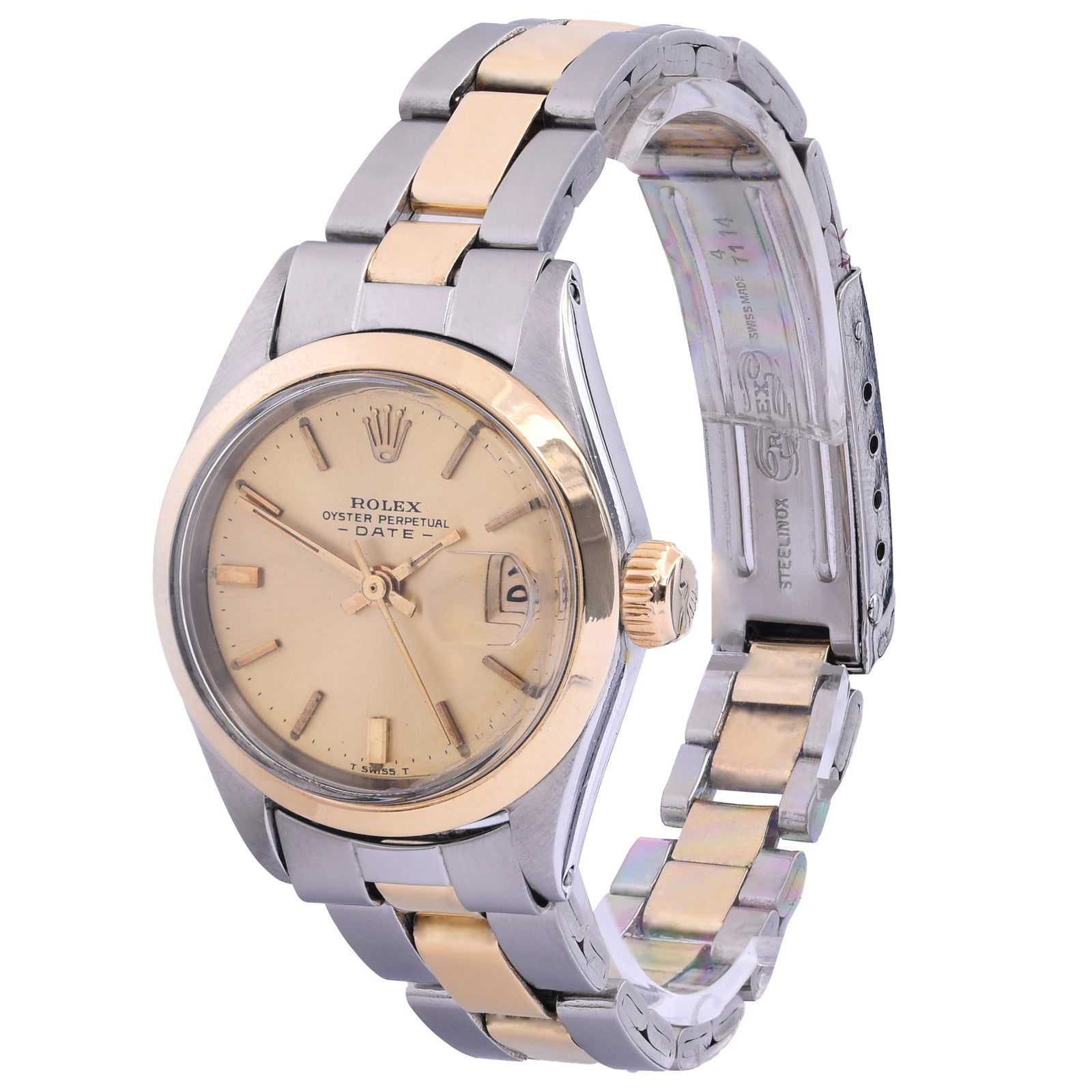ROLEX Datejust Lady 26 mm Armbanduhr in 750er / 18 Kt Stahl/Gold Ref.: 6916
