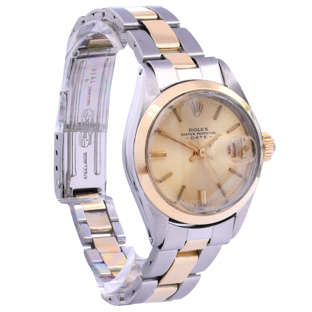 ROLEX Datejust Lady 26 mm Armbanduhr in 750er / 18 Kt Stahl/Gold Ref.: 6916