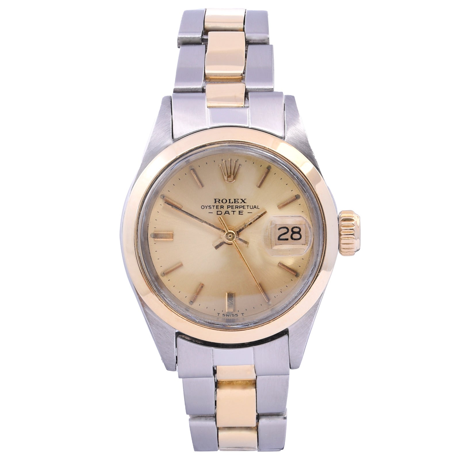 ROLEX Datejust Lady 26 mm Armbanduhr in 750er / 18 Kt Stahl/Gold Ref.: 6916