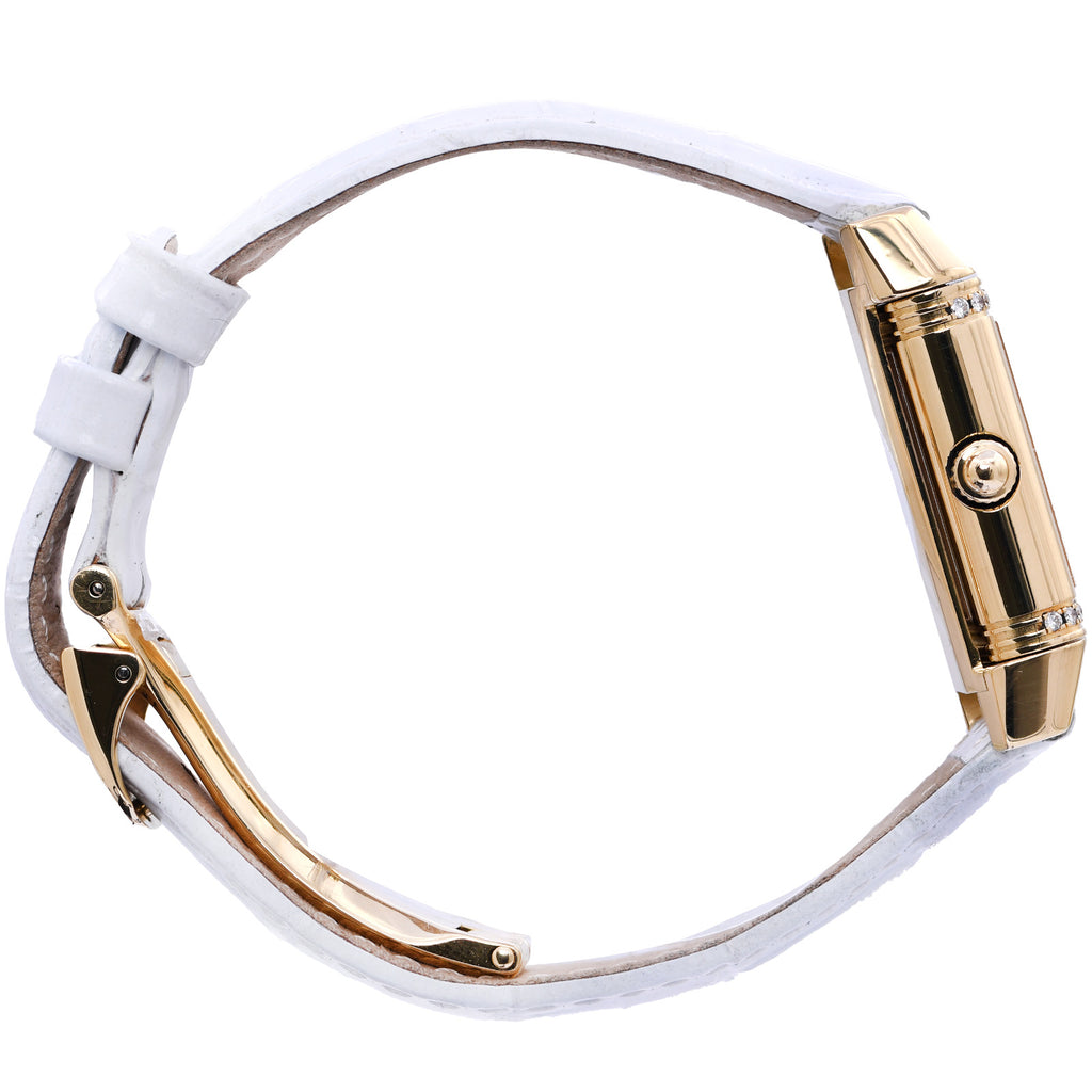 JAEGER-LE Coultre Reverso Duetto mit Diamanten in 18 Kt. GG Ref: 266144