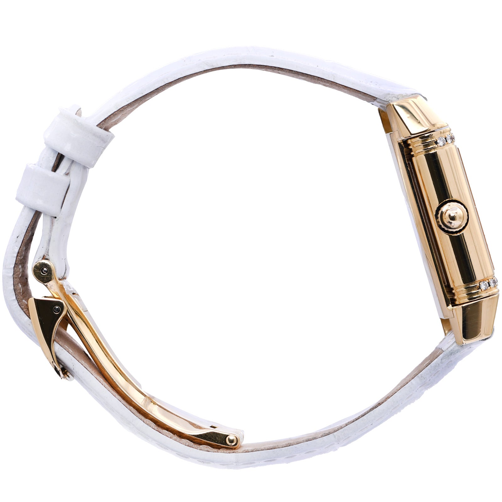 JAEGER-LE Coultre Reverso Duetto mit Diamanten in 18 Kt. GG Ref: 266144