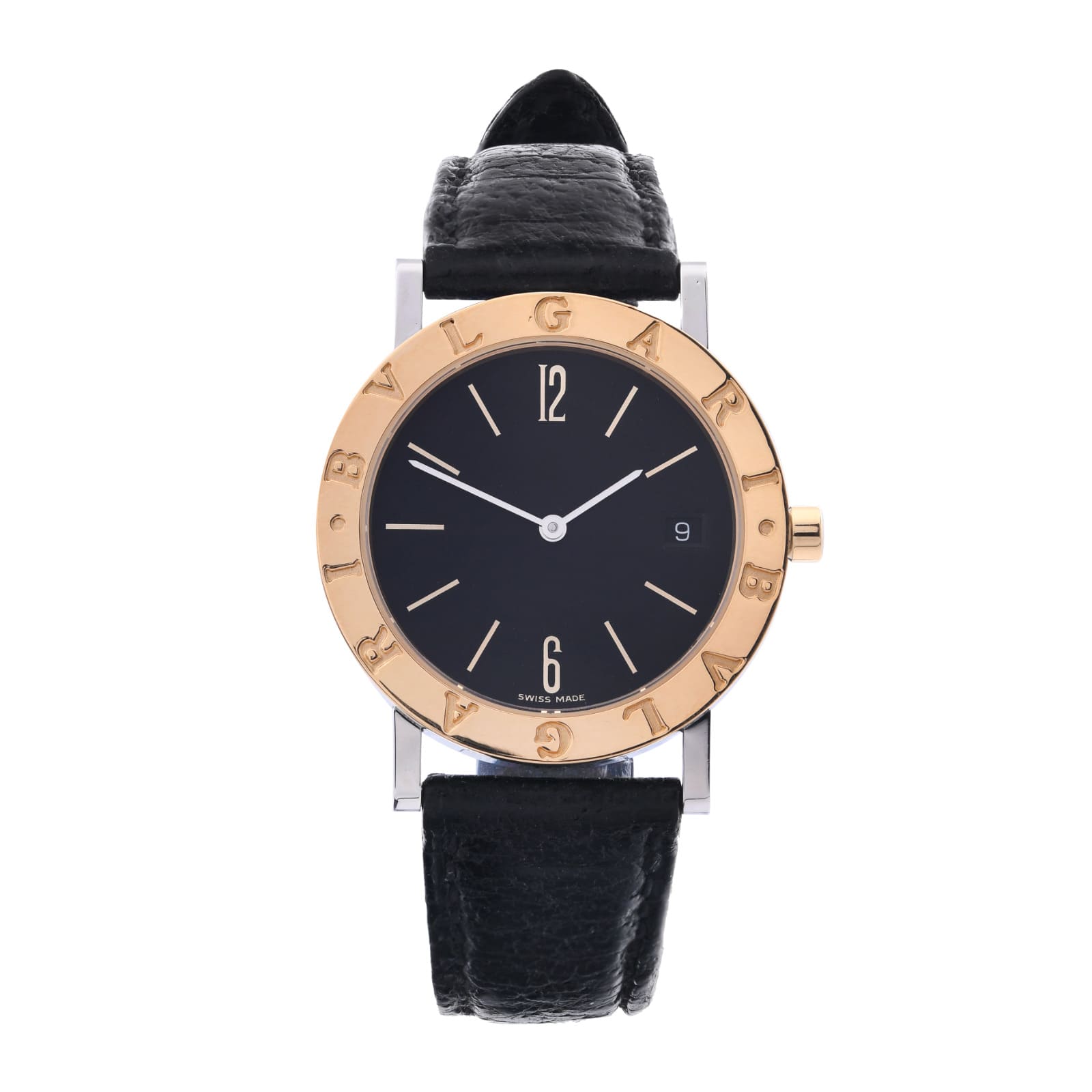 BVLGARI Bulgari Quartz Unisex Armbanduhr in 750er Gelbgold / Stahl Ref: BB33SGL