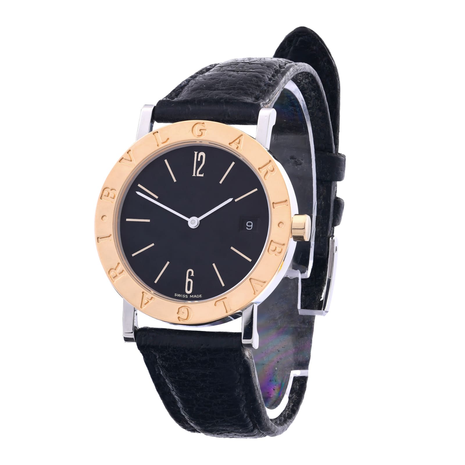 BVLGARI Bulgari Quartz Unisex Armbanduhr in 750er Gelbgold / Stahl Ref: BB33SGL