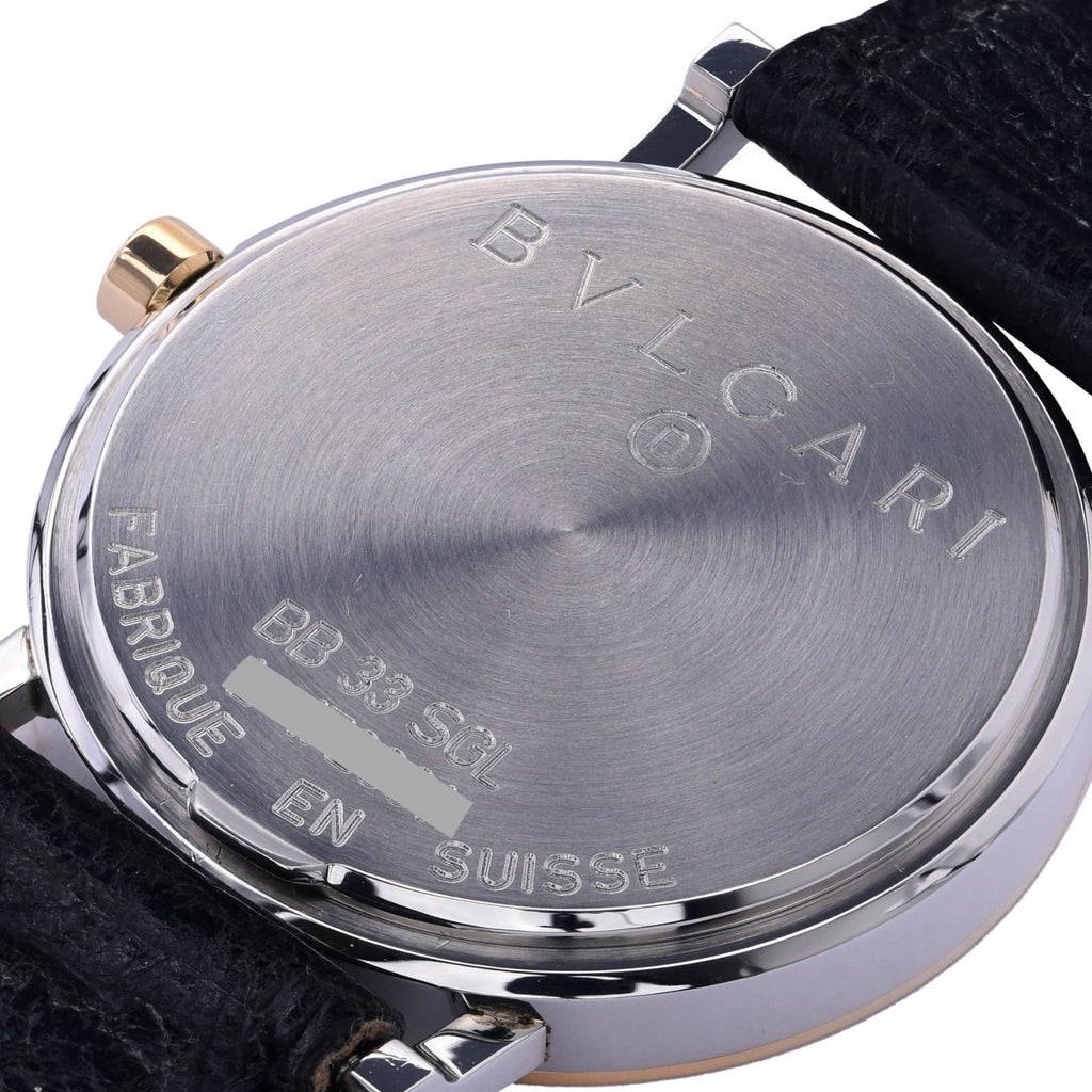 BVLGARI Bulgari Quartz Unisex Armbanduhr in 750er Gelbgold / Stahl Ref: BB33SGL