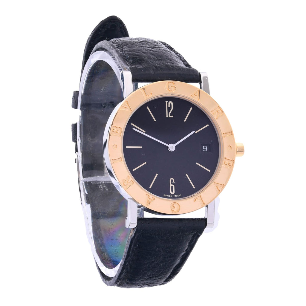 BVLGARI Bulgari Quartz Unisex Armbanduhr in 750er Gelbgold / Stahl Ref: BB33SGL