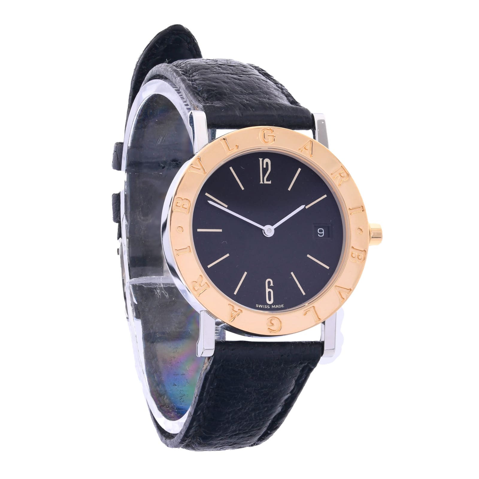 BVLGARI Bulgari Quartz Unisex Armbanduhr in 750er Gelbgold / Stahl Ref: BB33SGL