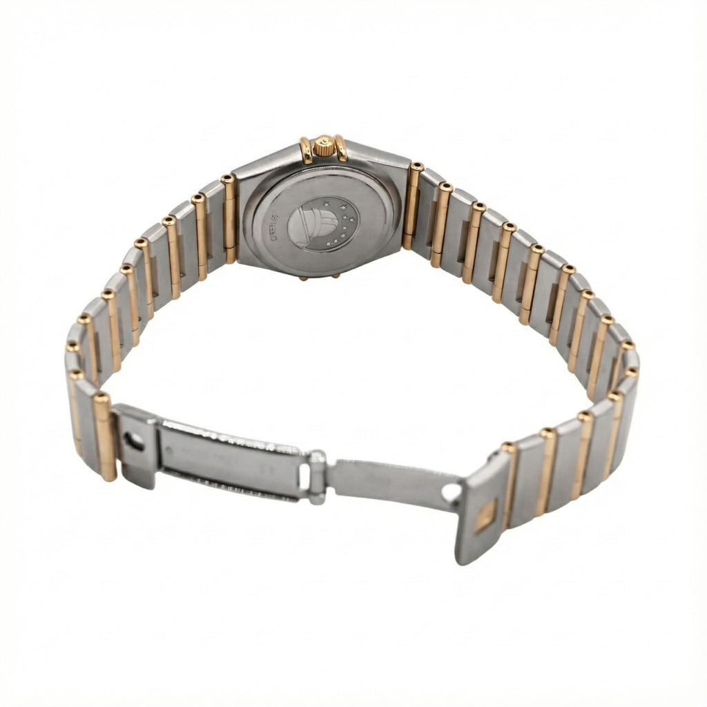 Omega Constellation Lady MOP Diamanten Stahl /Gold Damenuhr Referenz 1272.75.00