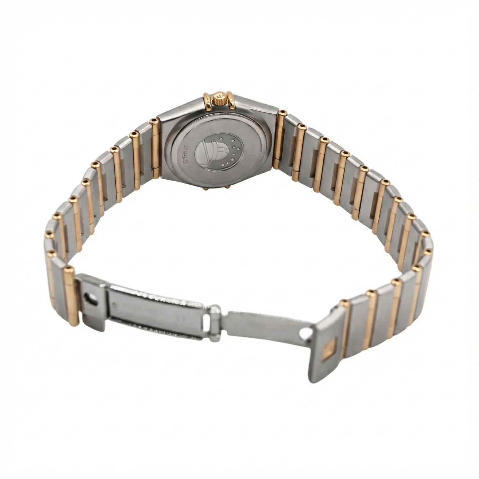 Omega Constellation Lady MOP Diamanten Stahl /Gold Damenuhr Referenz 1272.75.00