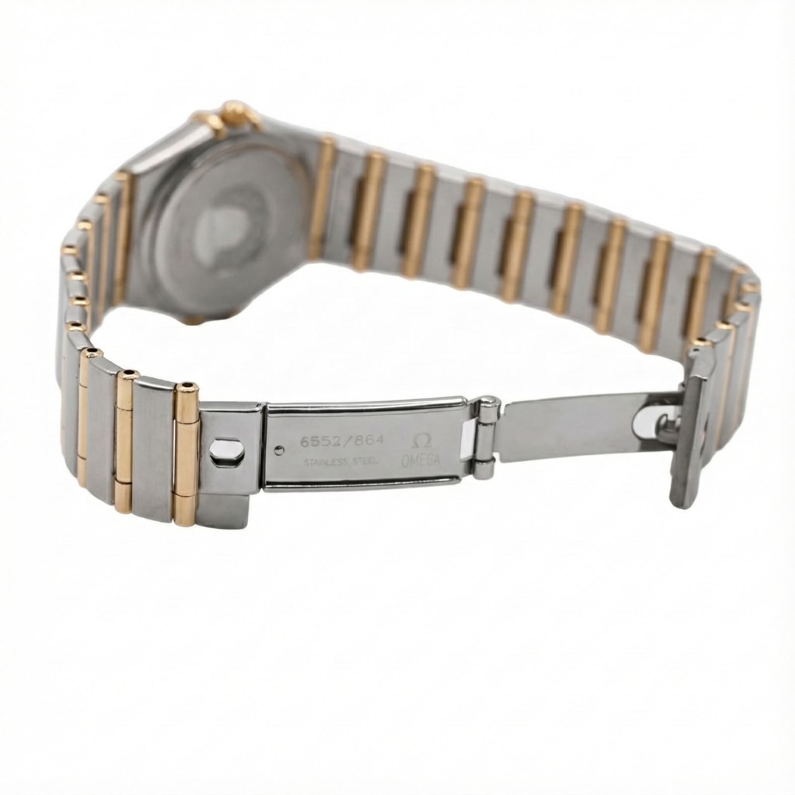 Omega Constellation Lady MOP Diamanten Stahl /Gold Damenuhr Referenz 1272.75.00