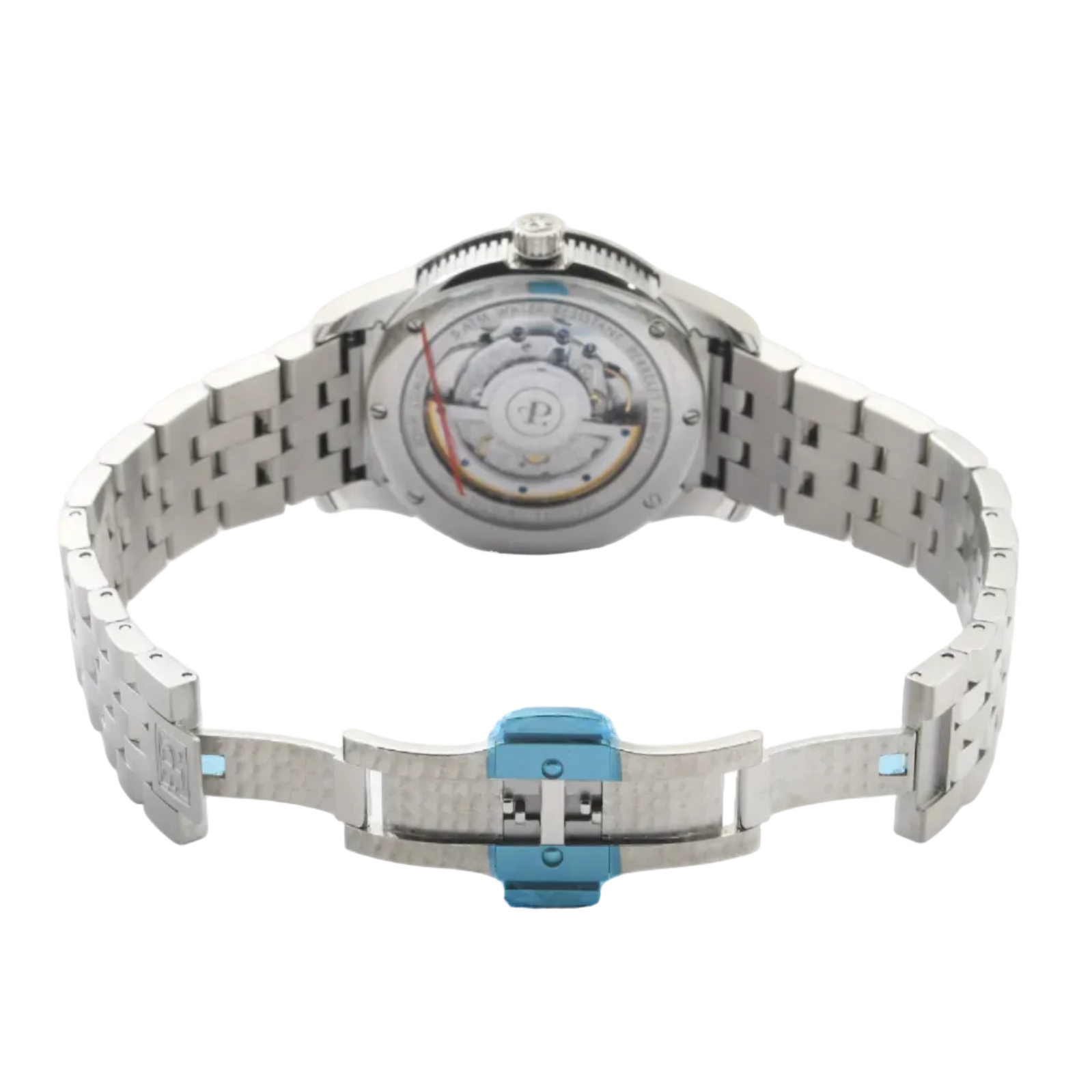 Perrelet Double Rotor Herren Armbanduhr in Stahl Ref: A1006 Neu Teilverklebt